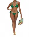 Porshia By Porshia Banks Rich Doll Bikini Set In Green In Green