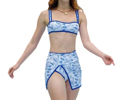 Porshia By Porshia Banks Shi Bikini Set In Multi In Purple
