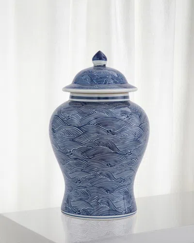 Port 68 Aegean Small Jar In Blue