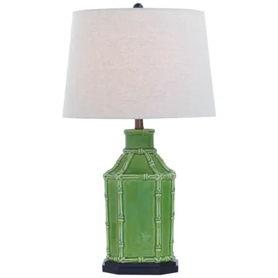 Port 68 Amelia Apple Green Porcelain Birdcage Table Lamp