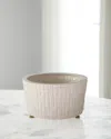 Port 68 Bamboo Garden Celadon Center Basin In Cream