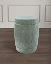 Port 68 Bamboo Garden Stool In Celadon