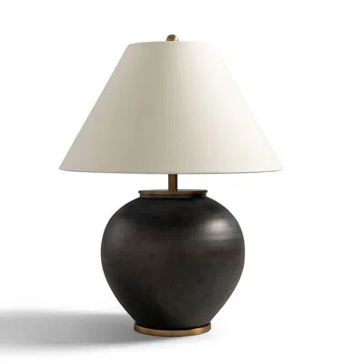 Port 68 Bangkok Charcoal Lamp In Black