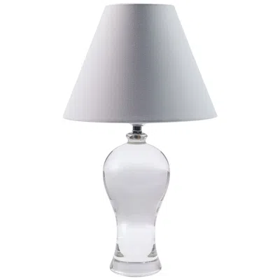 Port 68 Bari 15" High Clear Crystal Vase-shaped Mini Table Lamp