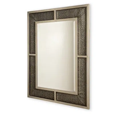 Port 68 Bedford Wayland Mirror In Silver,black