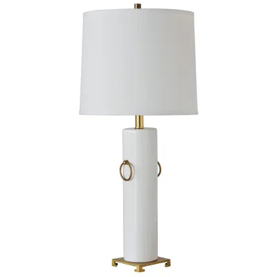 Port 68 Beverly 32" Cream White Porcelain Table Lamp
