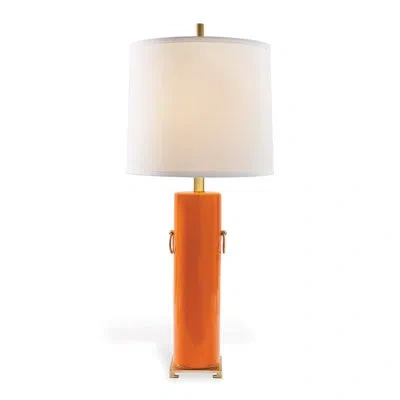 Port 68 Beverly Lucite Lamp In Orange