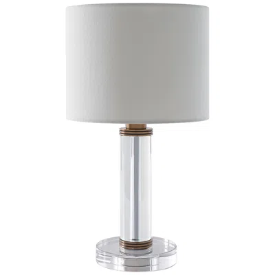 Port 68 Billy 16" High Crystal Aged Brass Mini Table Lamp