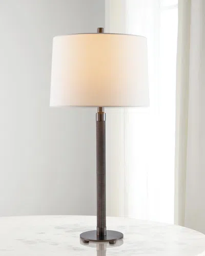 Port 68 Billy Aged Brass Table Lamp In Brown