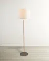 Port 68 Billy Bronze Floor Lamp In Brown