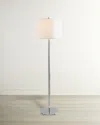 Port 68 Billy Bronze Floor Lamp In Nickel