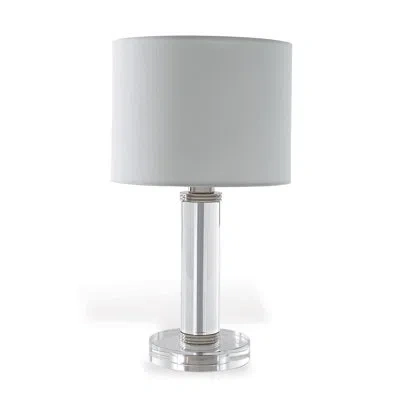 Port 68 Billy Crystal Mini Lamp In Clear,nickel,off White