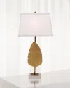 Port 68 Biscayne Gold Table Lamp In Gold/white