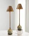 Port 68 Boston 32" Buffet Lamps, Set Of 2 In Green