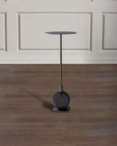 Port 68 Boston Martini Table, Black Marble