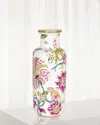 Port 68 Braganza Jewel Vase In White/pink