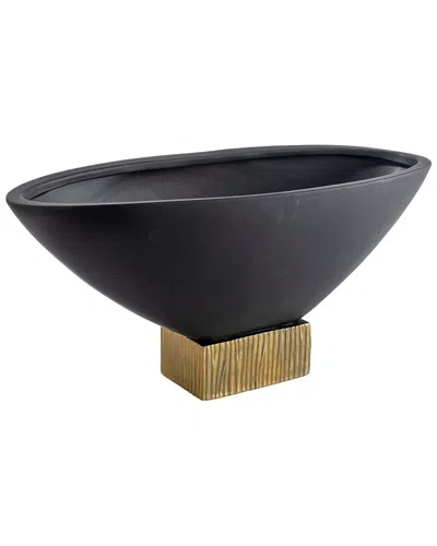 Port 68 Bruner Oval Compote In Black