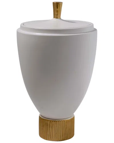 Port 68 Bruner Small Jar In White