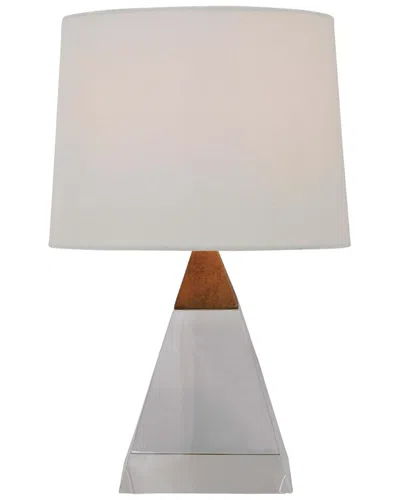 Port 68 Cairo 16in Crystal Lamp In White