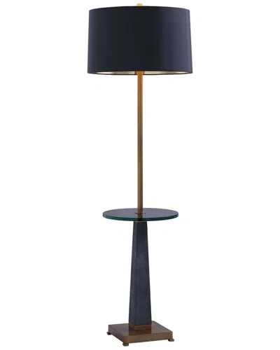 Port 68 Cairo 60in Floor Lamp With Table In Blue