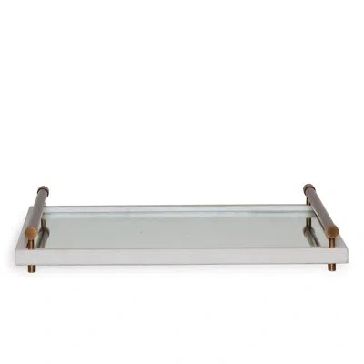 Port 68 Cairo Ottoman Tray In White