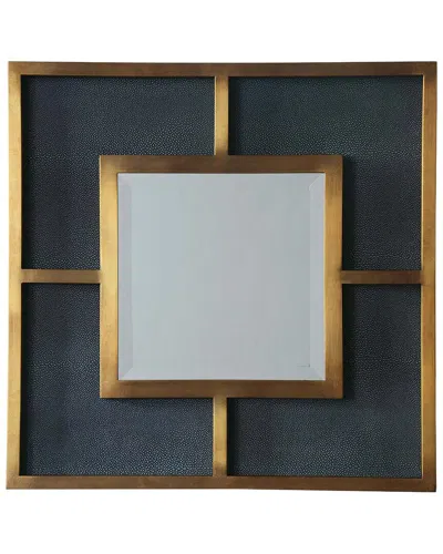 Port 68 Cairo Shagreen Mirror In Blue