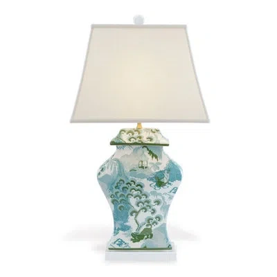 Port 68 Canton Porcelain Table Lamp In Green