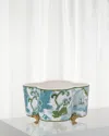 Port 68 Canton Quatrefoil Planter In Blue