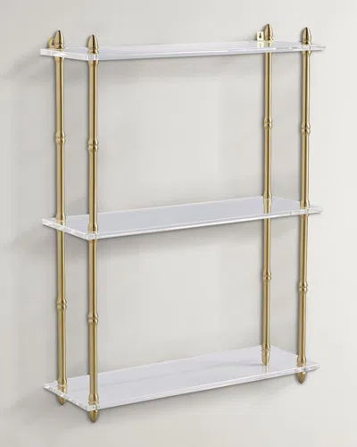 Port 68 Carmel Shelf In Brass
