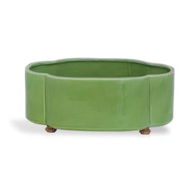 Port 68 Carol Oval Planter In Green