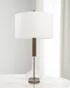 Port 68 Charlie Nickel Lamp In Brown