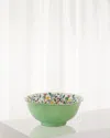 Port 68 Crewel Summer Bowl In Green