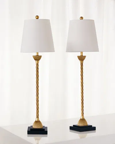 Port 68 Delfern Gold Buffet Lamps, Set Of 2