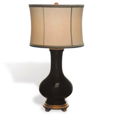 Port 68 Dorothy Porcelain Table Lamp In Black