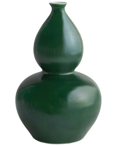 Port 68 Double Gourd Vase In Green