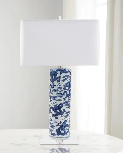 Port 68 Dragon Cylinder Lamp In Multi