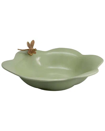 Port 68 Dragonfly Bowl In Green