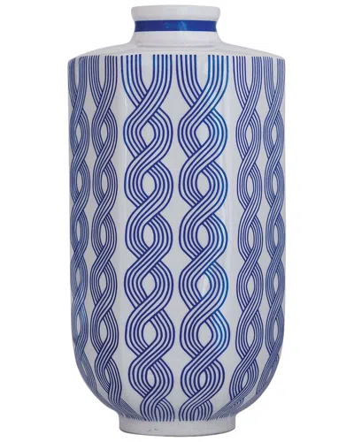Port 68 Evelyn Large Vase In Blue