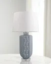 Port 68 Floral Vine Stone 31" Table Lamp In Gray
