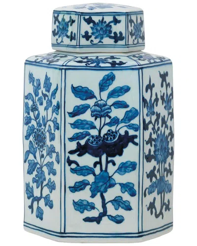 Port 68 Four Seasons Small Jar In Blue