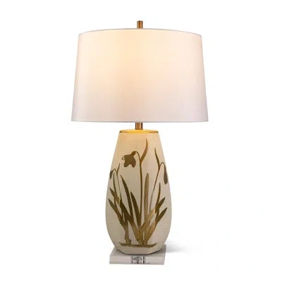 Port 68 Gilded Iris Lamp In Neutral