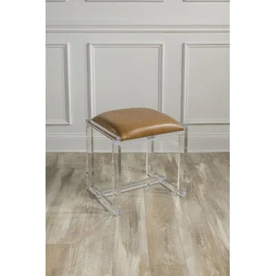 Port 68 Glencoe Dorian Saddle Bench In Transparent