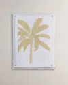 Port 68 Gold Palms Giclee In Neutral