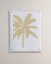 Port 68 Gold Palms Giclee In Gold
