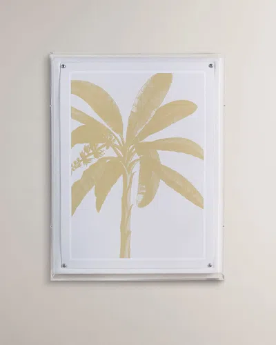 Port 68 Gold Palms Giclee In Neutral