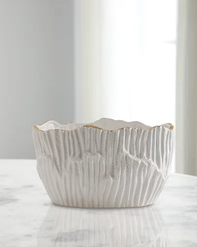 Port 68 Havana Oval Platter In White/gold