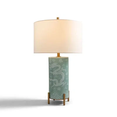 Port 68 Imperial Dragon Lamp In Green