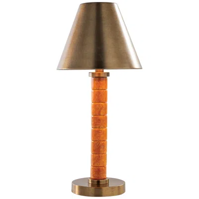 Port 68 Jade Garden 17 1/2" High Amber Atone Accent Table Lamp