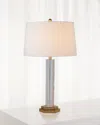 Port 68 James Crystal Table Lamp In Gray