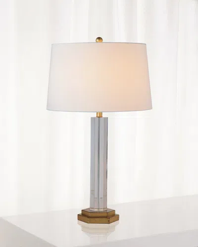 Port 68 James Crystal Table Lamp In Gray